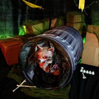 2-Ft. Zombie Raccoon Animatronic