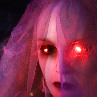 5.5-Ft. Standing Double Face Bride Animatronic