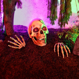 1.3-Ft. Giant Talking Skeleton with Hands
