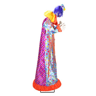 5.5-Ft. Standing Jump Scared Clown Animatronic