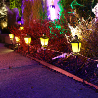 1-Ft. Lantern Stakes with Lights, Set of 6