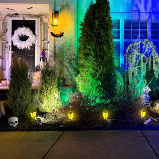 1-Ft. Lantern Stakes with Lights, Set of 6