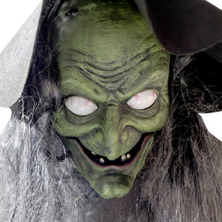 9.8-Ft. Towering Witch with Magic Ball Animatronic