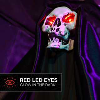 4-Ft. Animated Reaper with Tombstone Animatronic