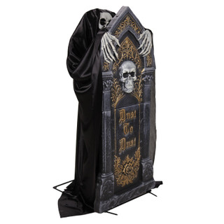 4-Ft. Animated Reaper with Tombstone Animatronic