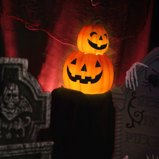 2.4-Ft. 3 Stacking Pumpkins Blow Mold with Lights