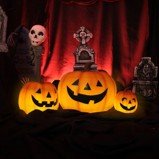 2.4-Ft. 3 Stacking Pumpkins Blow Mold with Lights