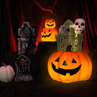 2.4-Ft. 3 Stacking Pumpkins Blow Mold with Lights