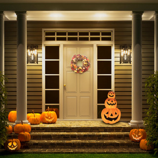 2.4-Ft. 3 Stacking Pumpkins Blow Mold with Lights