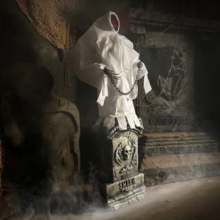 4.3-Ft. Touch-Activated Animated Spectre on Tomb Halloween Accessory