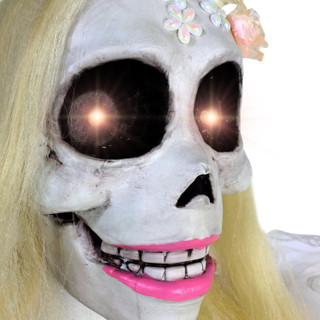 5-Ft. Touch-Activated Animated Hanging Spinning Bride Halloween Animatronic