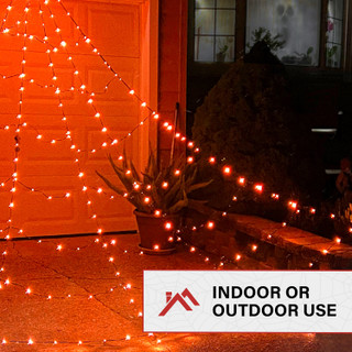 12-Ft. Prelit Spider Web with 3 Multicolor Light Functions