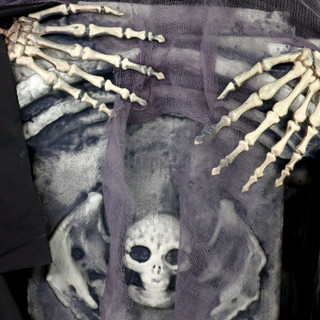 3-Ft. Touch-Activated Rising Reaper with Tombstone Halloween Accessory