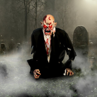 5.2-Ft. Damien by Tekky, Premium Halloween Animatronic