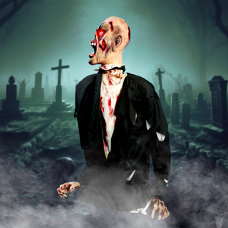 5.2-Ft. Damien by Tekky, Premium Halloween Animatronic