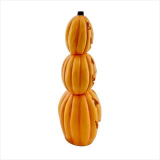 3-Ft. Jack-o-Lantern Stack Statue with LED Lights