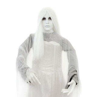 2.6-Ft. Rising Ghost Woman by Tekky, Premium Halloween Animatronic