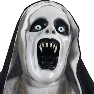 5.3-Ft. Haunted Nun Prop with Lights and Sound