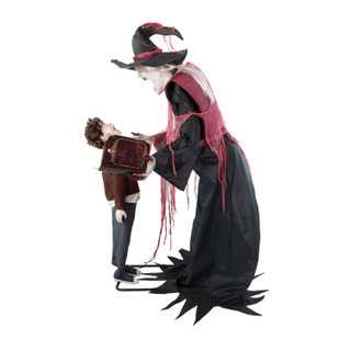 7-Ft. Motion-Sensor Soul Harvester Halloween Animatronic by Tekky