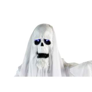 6-Ft. Animatronic Ghost with Lights and Sound, Indoor or Covered Outdoor Halloween Decoration