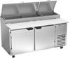 DP67HC | 67" Two Door Pizza Prep Table
