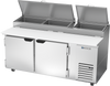 DP72HC | 72" Two Door Pizza Prep Table
