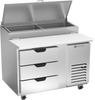 DPD46HC-3 | 46" Three Drawer Pizza Prep Table