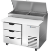 DPD46HC-3 | 46" Three Drawer Pizza Prep Table