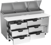 DPD67HC-6 | 67" Six Drawer Pizza Prep Table