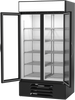 MMR35HC-1-B | MarketMax Glass Door Merchandiser Refrigerator in Black