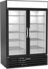 MMRF49HC-1-A-BW | MarketMax Dual-Temp Glass Door Merchandiser Refrigerator in Black