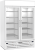 MMRF49HC-1-A-WW | MarketMax Dual-Temp Glass Door Merchandiser Refrigerator in White