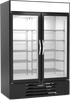 MMF49HC-1-B-IQ | MarketMax IQ Glass Door Merchandiser Freezer in Black
