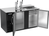 DD58HC-C-B | 58" Club Top Direct Draw Dispenser in Black