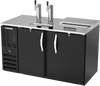 DD58HC-C-B | 58" Club Top Direct Draw Dispenser in Black