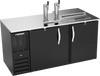 DD68HC-C-B | 68" Club Top Direct Draw Dispenser in Black