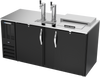 DD68HC-C-B | 68" Club Top Direct Draw Dispenser in Black