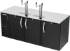 DD78HC-B | 78" Direct Draw Dispenser in Black