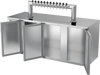 DD78HC-S-12T | 78" Twelve Tap Direct Draw Dispenser in Stainless Steel