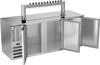 DD78HC-S-12T | 78" Twelve Tap Direct Draw Dispenser in Stainless Steel