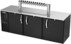 DD94HC-B-12T | 94" Twelve Tap Direct Draw Dispenser in Black