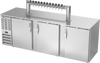 DD94HC-S-12T | 94" Twelve Tap Direct Draw Dispenser in Stainless Steel