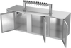 DD94HC-S-12T | 94" Twelve Tap Direct Draw Dispenser in Stainless Steel