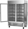 HBRF49HC-1-A-G | Horizon Bottom Mount Glass Door Dual Temp Refrigerator/Freezer