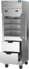 CT12-12HC-1HSD | Cross Temp Series Half Solid Door with Drawers Reach-In Refrigerator/Freezer