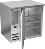 BB36HC-G-S | 36" Glass Door Back Bar in Stainless Steel