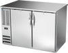 BB48HC-PT-S | 48" Solid Doors Pass-thru Back Bar in Stainless Steel