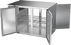 BB48HC-PT-S | 48" Solid Doors Pass-thru Back Bar in Stainless Steel