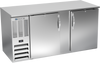 BB68HC-S | 68" Solid Doors Back Bar in Stainless Steel