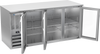 BB72HC-G-S | 72" Glass Doors Back Bar in Stainless Steel